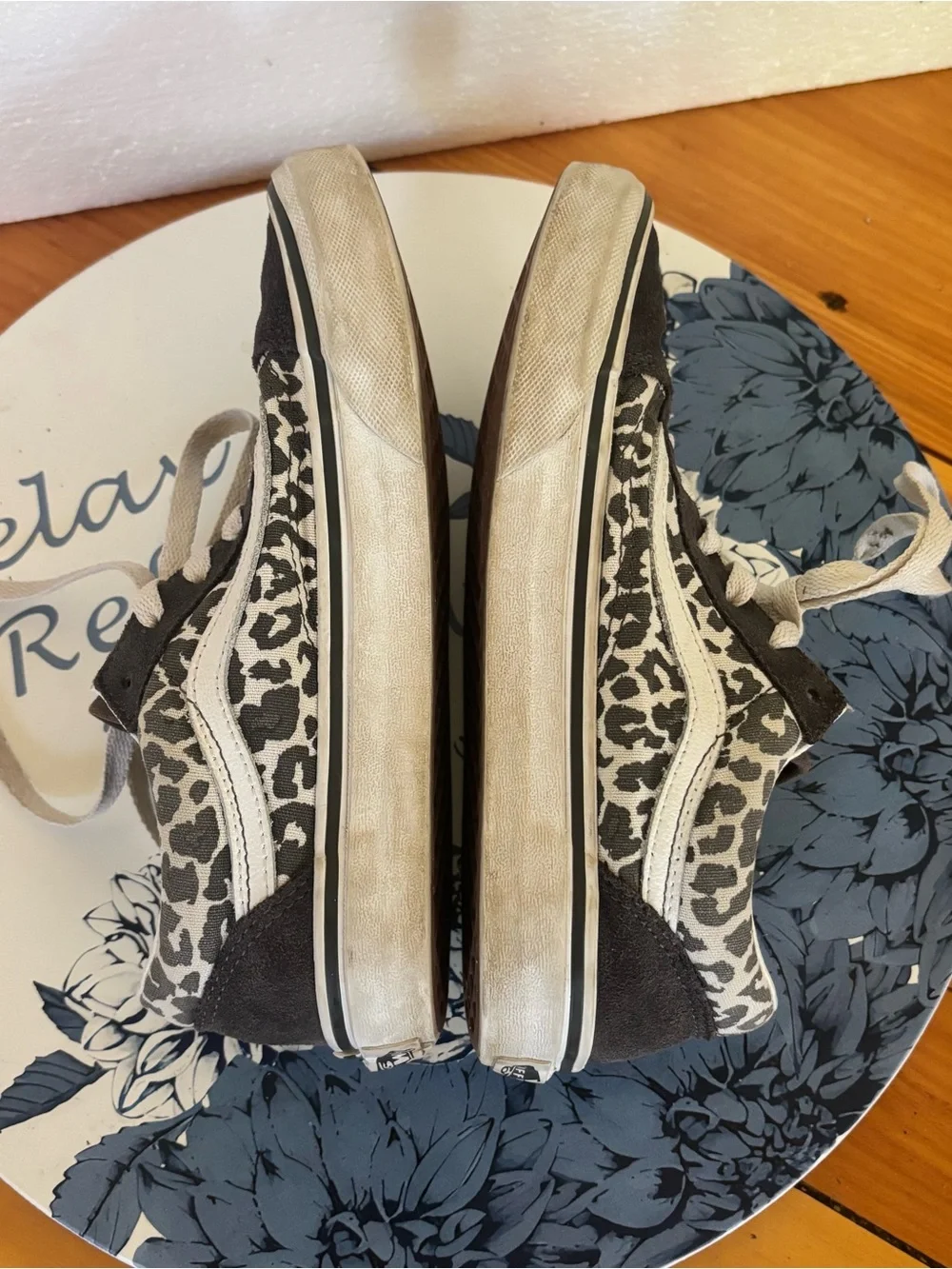 Vans Old Skool Leopard Print Sneakers 🖤🐆 Youth 4